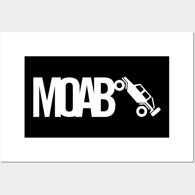 Moab Utah Offroad Extreme 4wd Illustration Wall Art by hobrath